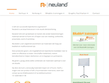 Tablet Screenshot of neuland.nl