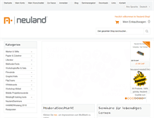 Tablet Screenshot of neuland.ch